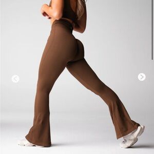 NVGTN Brown Flare Leggings